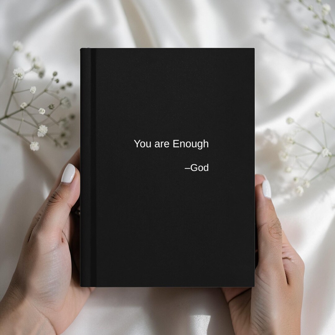 Christian Inspirational Notebook - You Are Enough Lined Journal ...