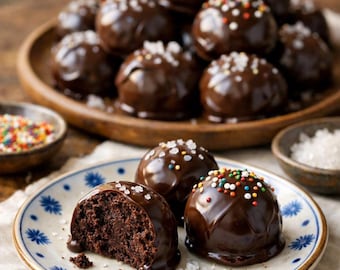 Receta de bocaditos de brownie proteicos saludables – Postres de chocolate, planificador de comidas (descarga en PDF)