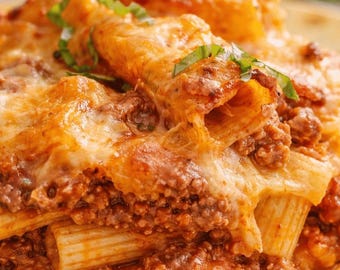 Easy Baked Rigatoni Recipe – Family Dinner Pasta Bake (PDF) + Meal Planner BONUS