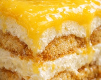 Tiramisù al limone, dolce morbido senza cottura (PDF, download immediato)