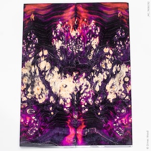 Stabilized box elder burl wood scales | Knife Handle Material | MH_7608