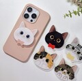 Adorable Acrylic Cat MagSafe Grip, Magnetic Stand for Animal Lovers, Unique Phone Accessory product logo