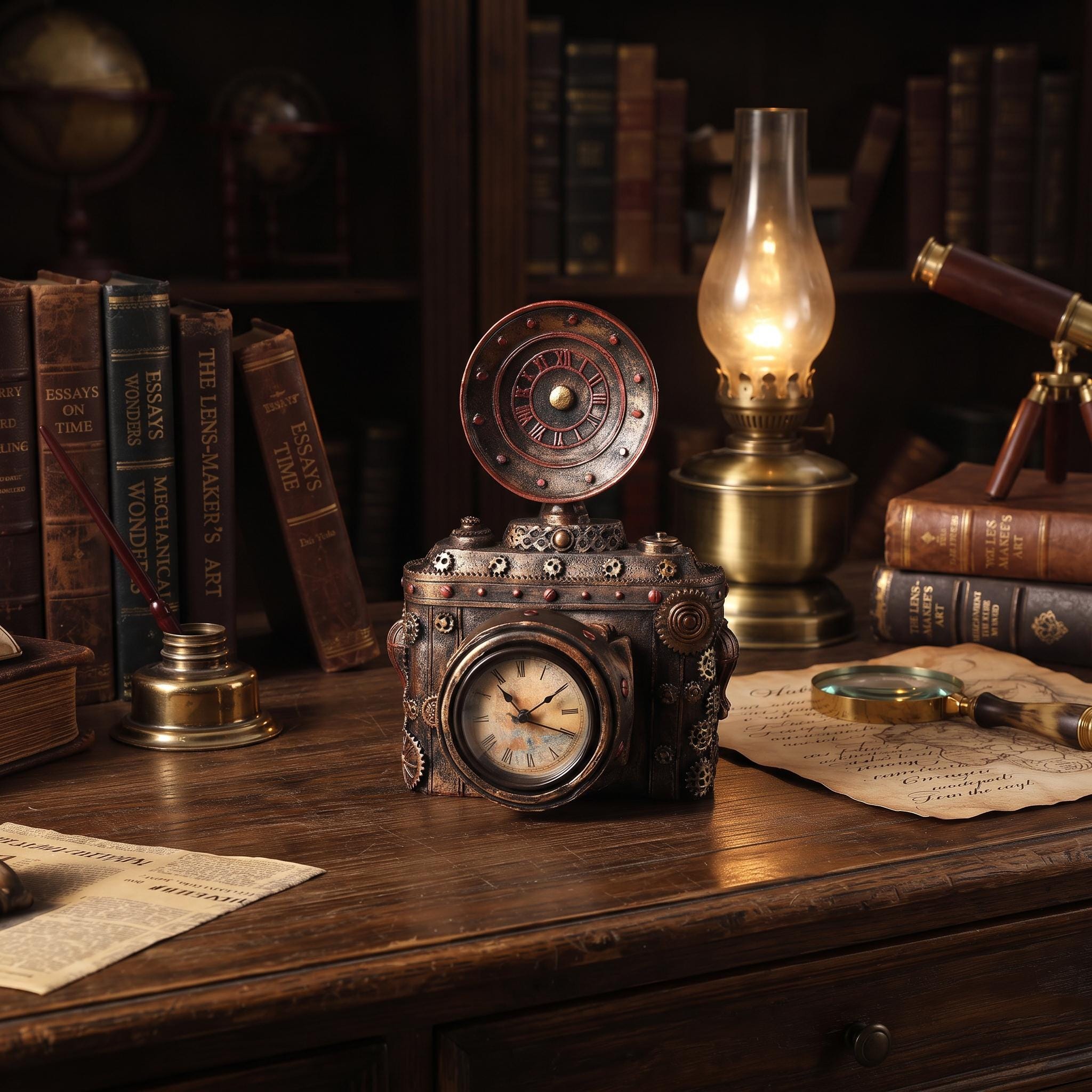 Vintage Camera Clock - Etsy