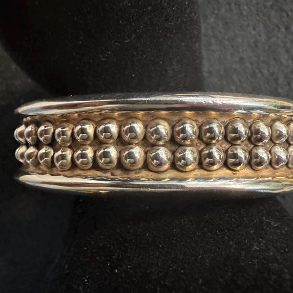 Vintage Taxco Mexikanische Sterling Silber Armband