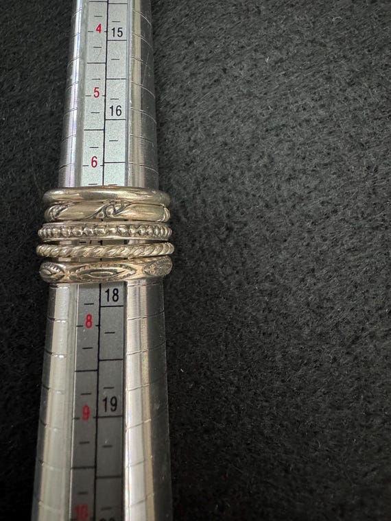 Sterling Silver Stackable Rings - image 4