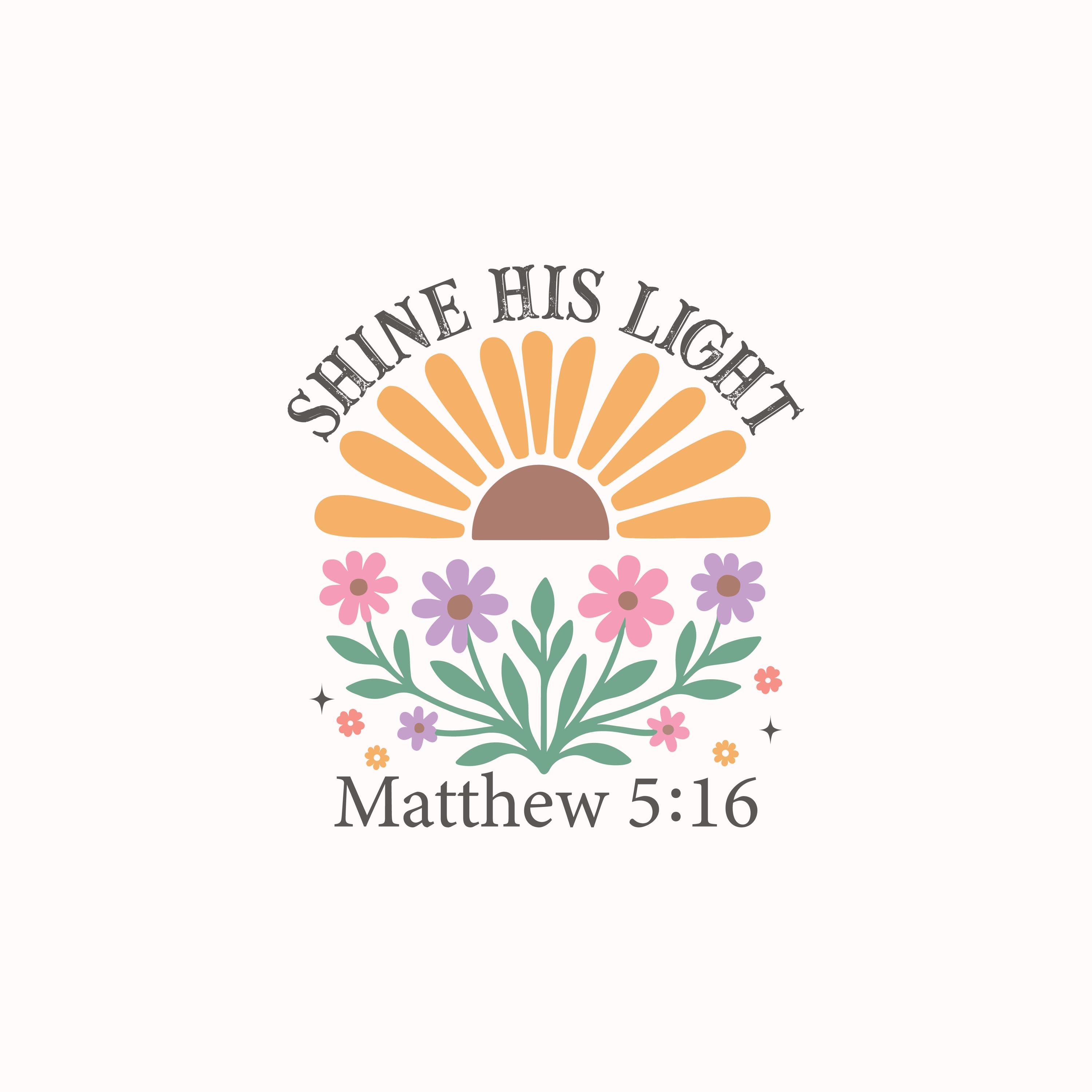 Boho Christian Floral SVG Bundle, Bible Verse Designs (digital Download ...