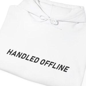 Programmeur hoodie behandeld offline minimalistisch technisch sweatshirt Cadeau voor ontwikkelaars, programmeurs, software-ingenieurs