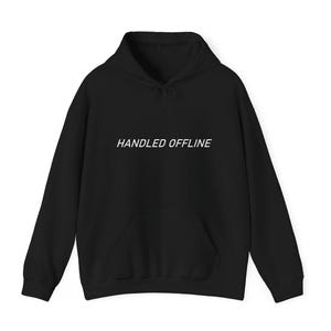 Handled Offline Hoodie – Minimalist Tech Sweatshirt for Programmers, Developers