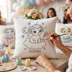 Gift Base Federa In Lino Con Oroscopo Vergine – 40x40cm, Cuscino Decorativo Esclusivo, Solo Coperta, Regalo Originale