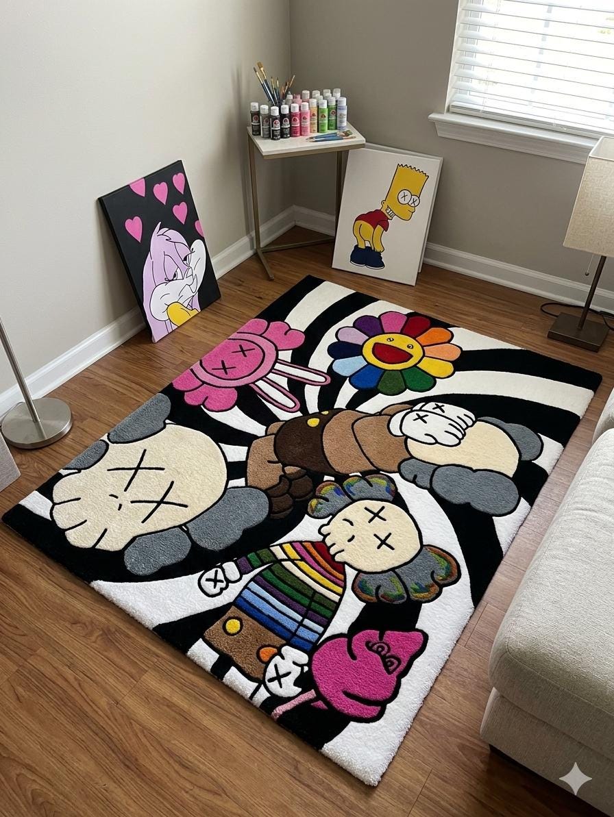 Kaws rugs - Etsy 日本
