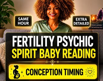 Fertility Psychic  PDF | Spirit Baby Reading | Conception Timing | Same Hour Insight | Motherhood Guidance