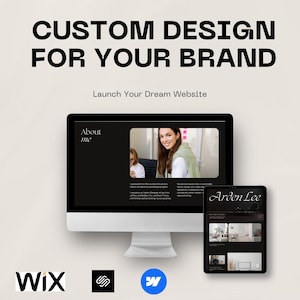 Custom Website Design | Squarespace Wix Shopify Webflow Website | SEO Optimized Business
