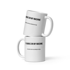 „Funktioniert auf meinem Rechner!“ – Lustige Programmierer-Tasse, Geschenk für Entwickler, Kaffeetasse für Programmierer, Tasse für Software-Ingenieure, Geschenk mit Technikhumor