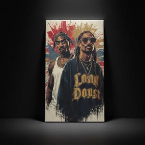Tupac and Snoop Dogg Poster - Etsy