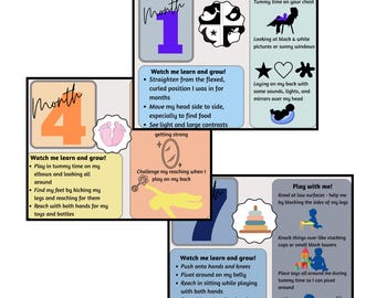 First Year Milestones | Baby Infant Development Guide | Pediatric OT, PT Materials | Early Intervention