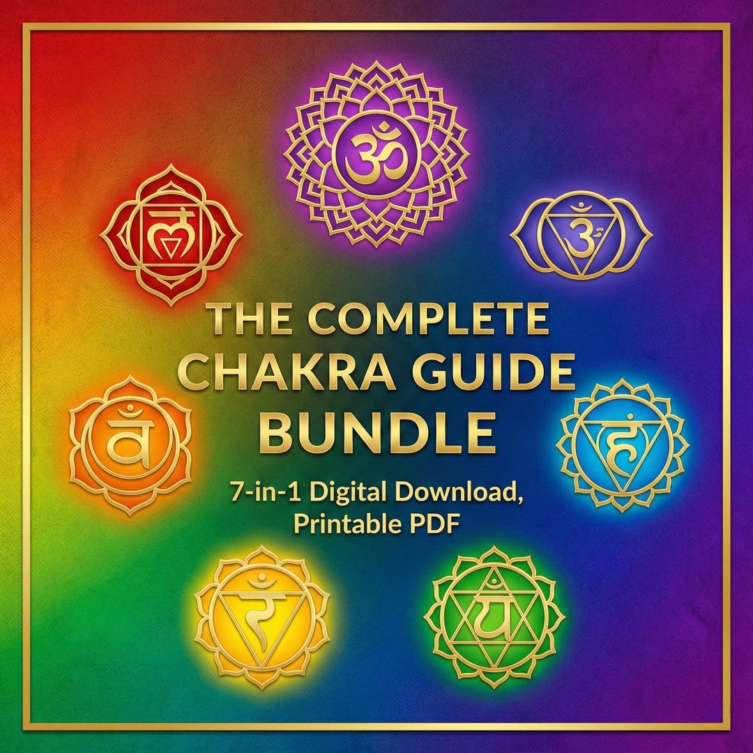 Complete Seven Chakras Healing Bundle PDF | Full Chakra System Workbook ...