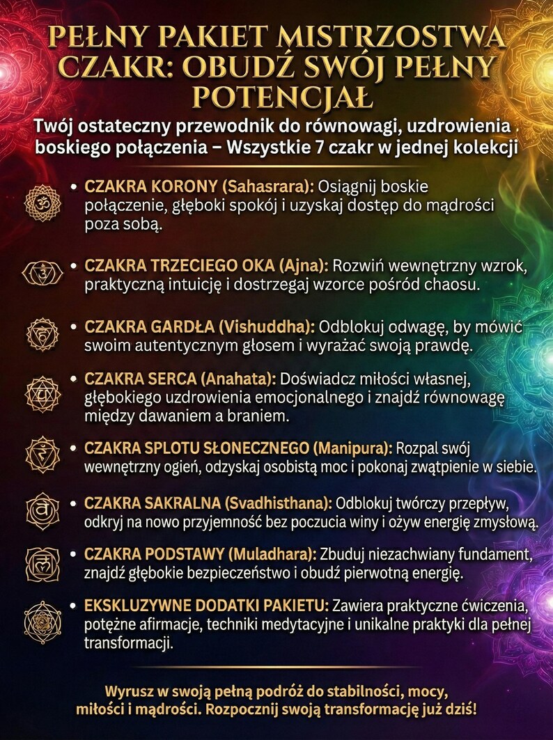 Complete Seven Chakras Healing Bundle PDF | Full Chakra System Workbook ...