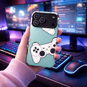 Capa para iPhone com controle de videogame | Capa magnética resistente