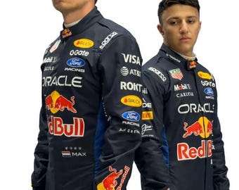 Red Bull Max Rennanzug 2026, Polyester, Formel-1-Go-Kart-Rennanzug