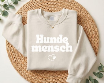 Hundemensch Sweater – Lustiger Hunde Pullover – Geschenk für Hundeliebhaber – Unisex Hoodie
