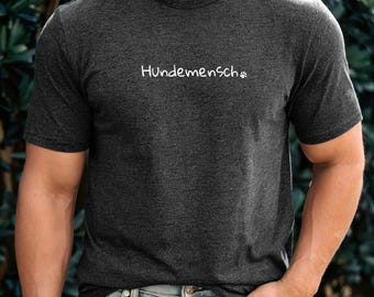 Men's Dog Person T-Shirt, Small Paw Print Graphic Tee