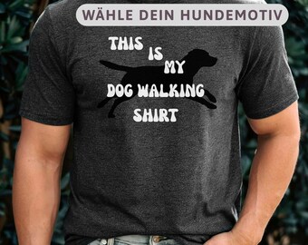 Personalized Dog Walking Tee, Personalized Dog Breed Tee, Dog Lover Gift, Custom Pet Shirt