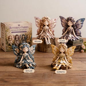 Butterfly Fairy Patchwork DIY Kit, Enchanting Elf Doll Making Set, Creative Hobby Activity Kit, Fantasy Themed Handcraft Project, Ideal Gift