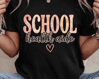 School Health Aide PNG: medical staff appreciation school nurse support png healthcare clipart retro design (Digital Download)