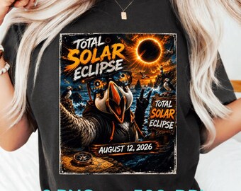 Total Solar Eclipse Iceland August 12 2026 PNG: Celestial Event Graphic Astronomy Lover png Eclipse Memory Art Sublimation(Digital Download)