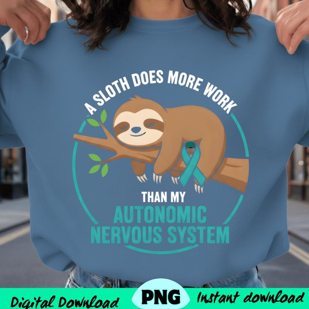 Neuron Sloth Sloth Autonomic Nervous System Humor PNG: Science Neuroscience Joke ...