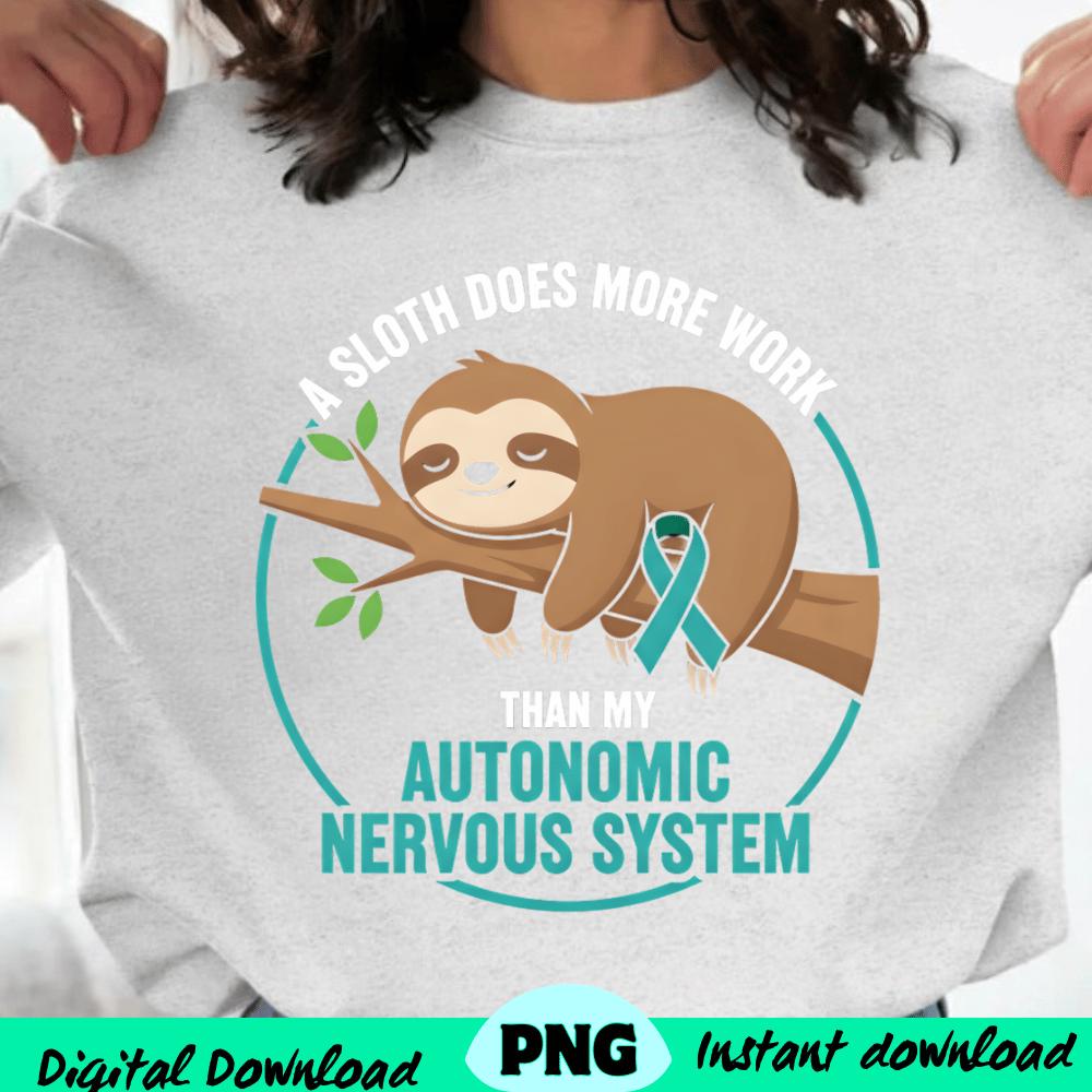 Neuron Sloth Sloth Autonomic Nervous System Humor PNG: Science Neuroscience Joke ...