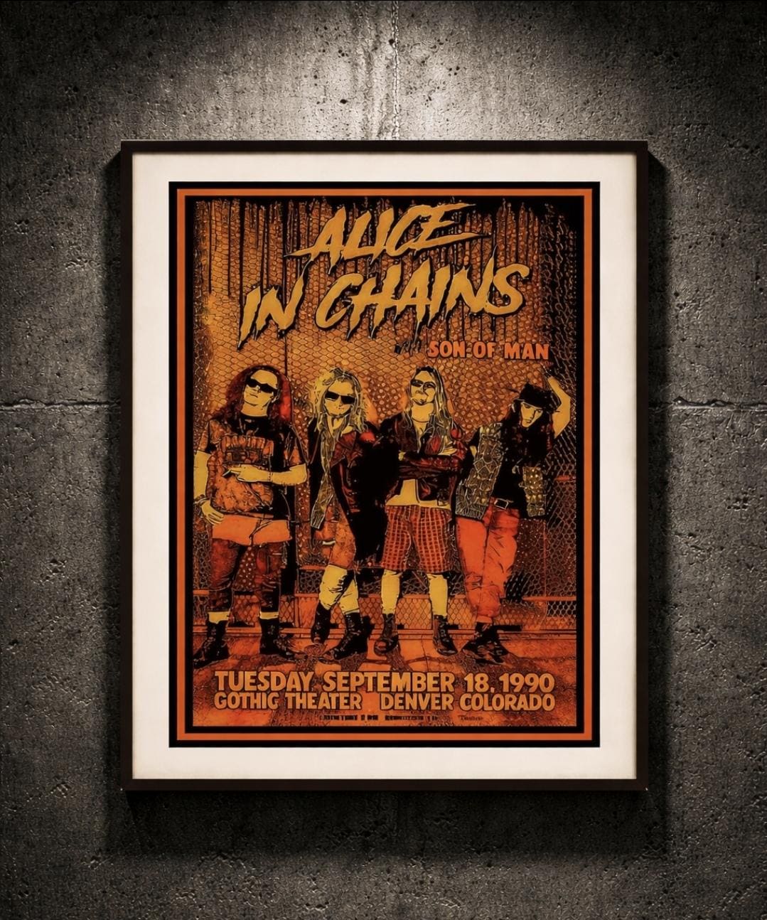 Alice in Chains Concert Poster - Etsy