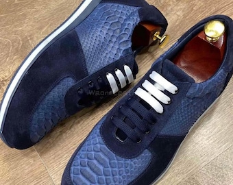 Sneakers in pitone / Scarpe fatte a mano, Calzature particolari