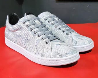 Sneakers in pitone / Scarpe fatte a mano, Calzature particolari