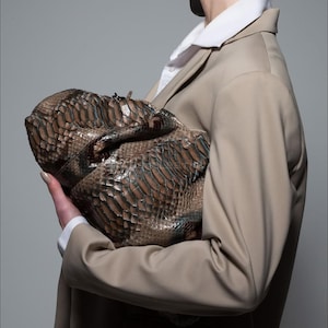 Python Women's Purse |  Handmade Handbags, Evening Bags