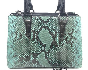 Python Women's Handbag | Handmade Purse, Top Handle Bags