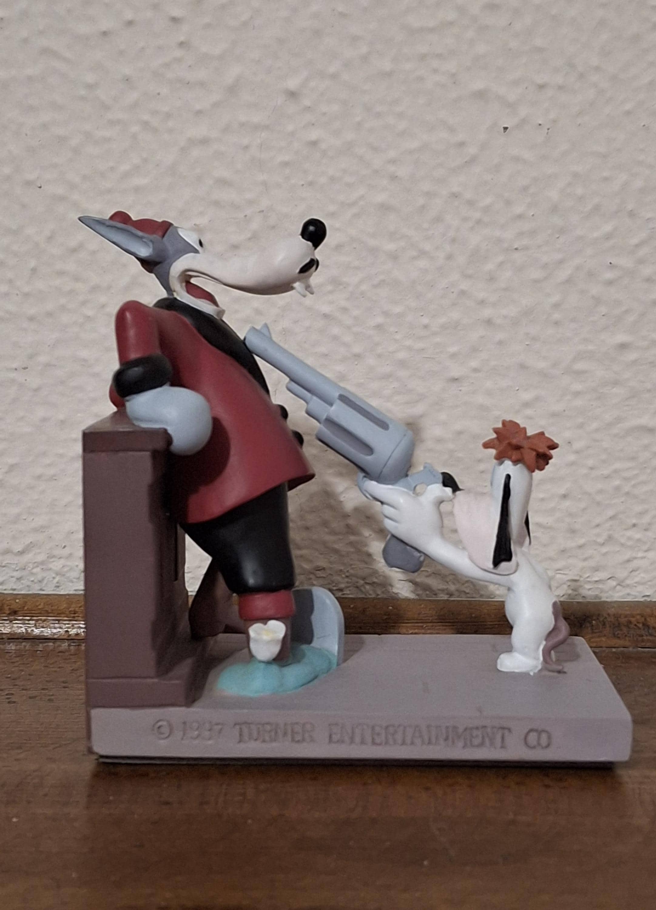 Figurine Droopy En Plâtre - 23,5 Cm - Vintage - Occasion