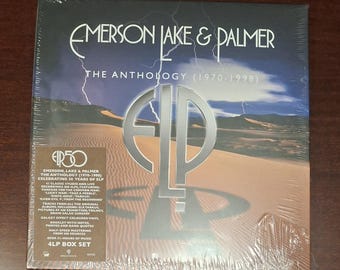 Emerson Lake & Palmer Vinyl Box Set 4LP Anthologie Progessive Rock Sammlung 1970–1998