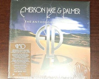 Emerson Lake & Palmer Vinyl Box Set 4LP Anthologie Progessive Rock Sammlung 1970–1998