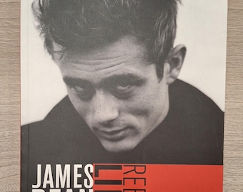 James Dean Life Rebel Book – Biografi – Hollywood-ikon i vintagestil – Engelsk utgåva