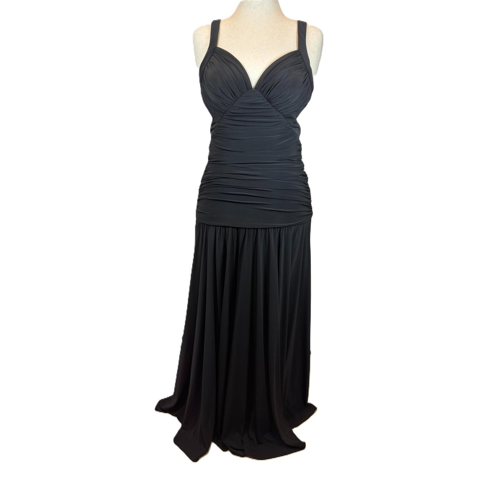 Robe Cocktail XSCAPE By Joanna Chen Violette Sans Manches Taille 4 - Longueur Genoux - Neuve Sans étiquettes