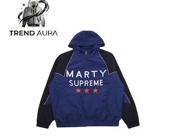 Embroidered Marty Supreme Vintage Style F1 Racing Varsity Bomber Jacket, Unisex Streetwear Fashion