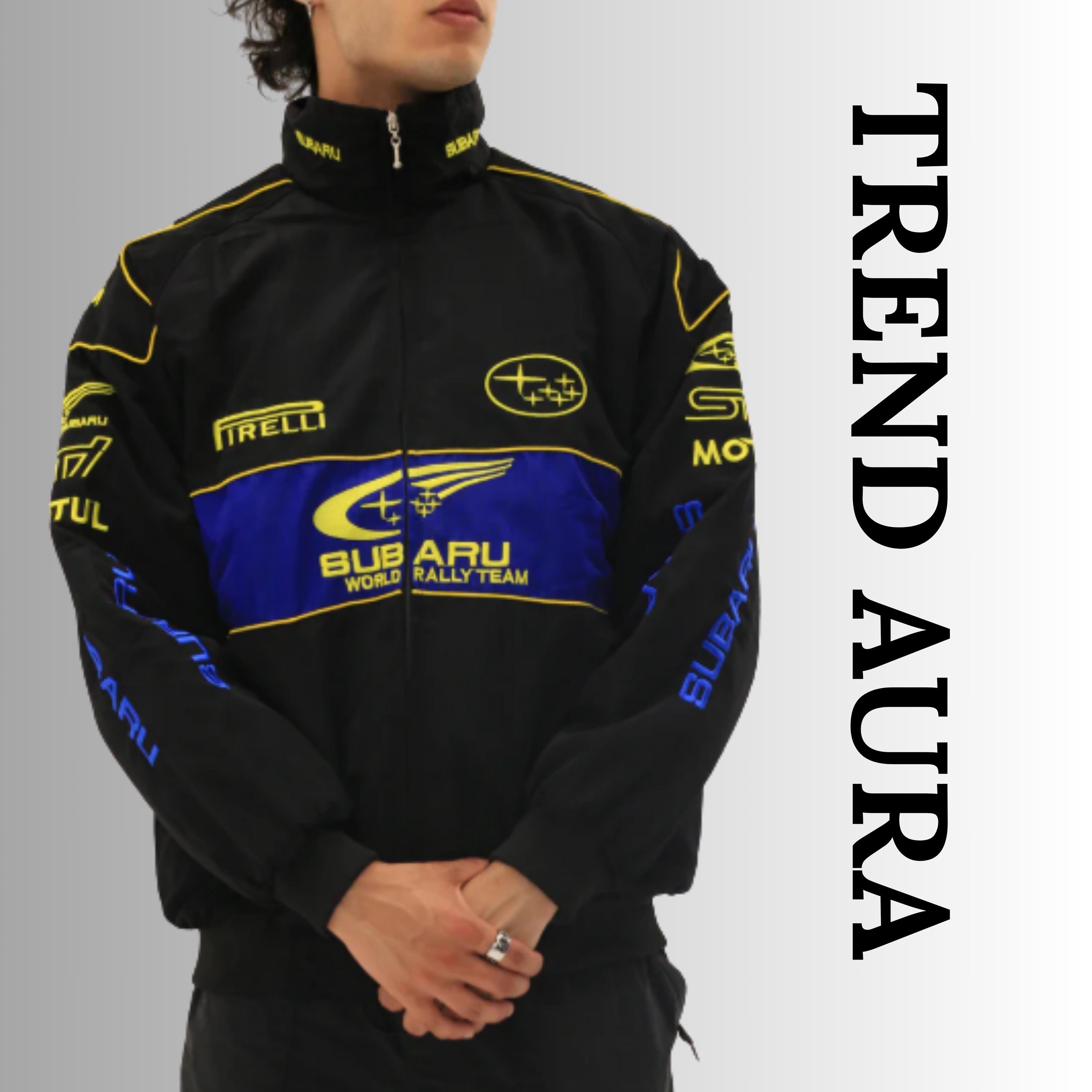 SUBARUラリージャンパー Subaru Rally Team DC Full Zip Reversible Windbreaker Jacket Medium