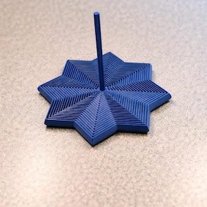 Juguete antiestrés con forma de estrella: archivo STL/3MF para impresión 3D (descarga digital).