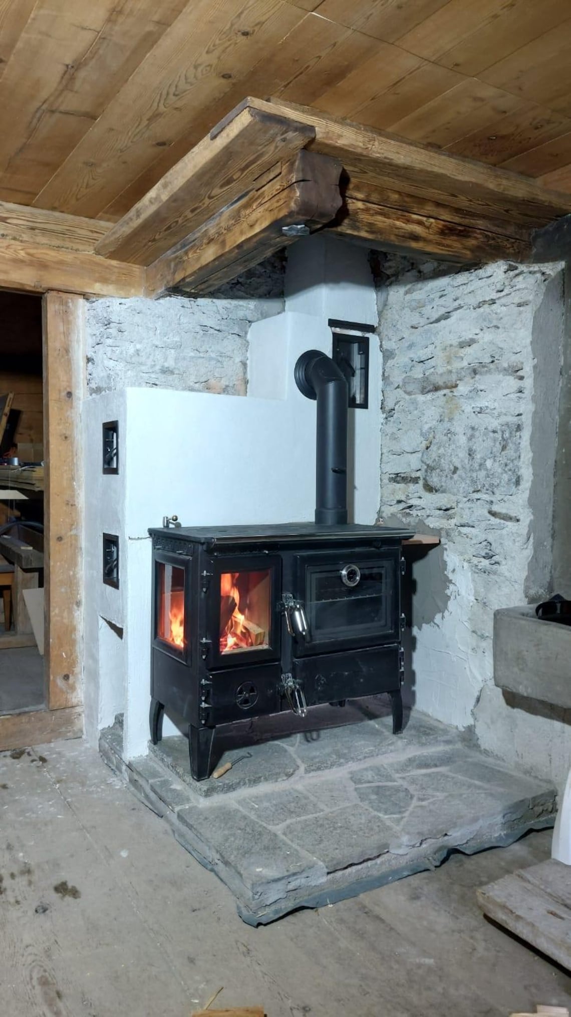 Made in EUROPE : Wood Cook Stove, Heavy Duty Cast Iron - Etsy