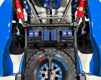 Kit di dettagli in scala per Traxxas UDR / Bottiglie dell'olio e batterie stampate in 3D / Accessori in scala 1/7