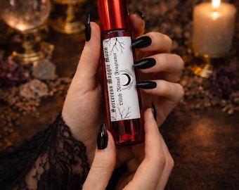 Lilith Ritual Perfume Oil, Dark Feminine Fragrance, Sensual Mystical Scent, Spiritual Anointing Oil