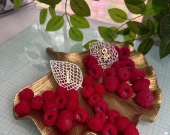 Raspberry magnets, Handmade berries