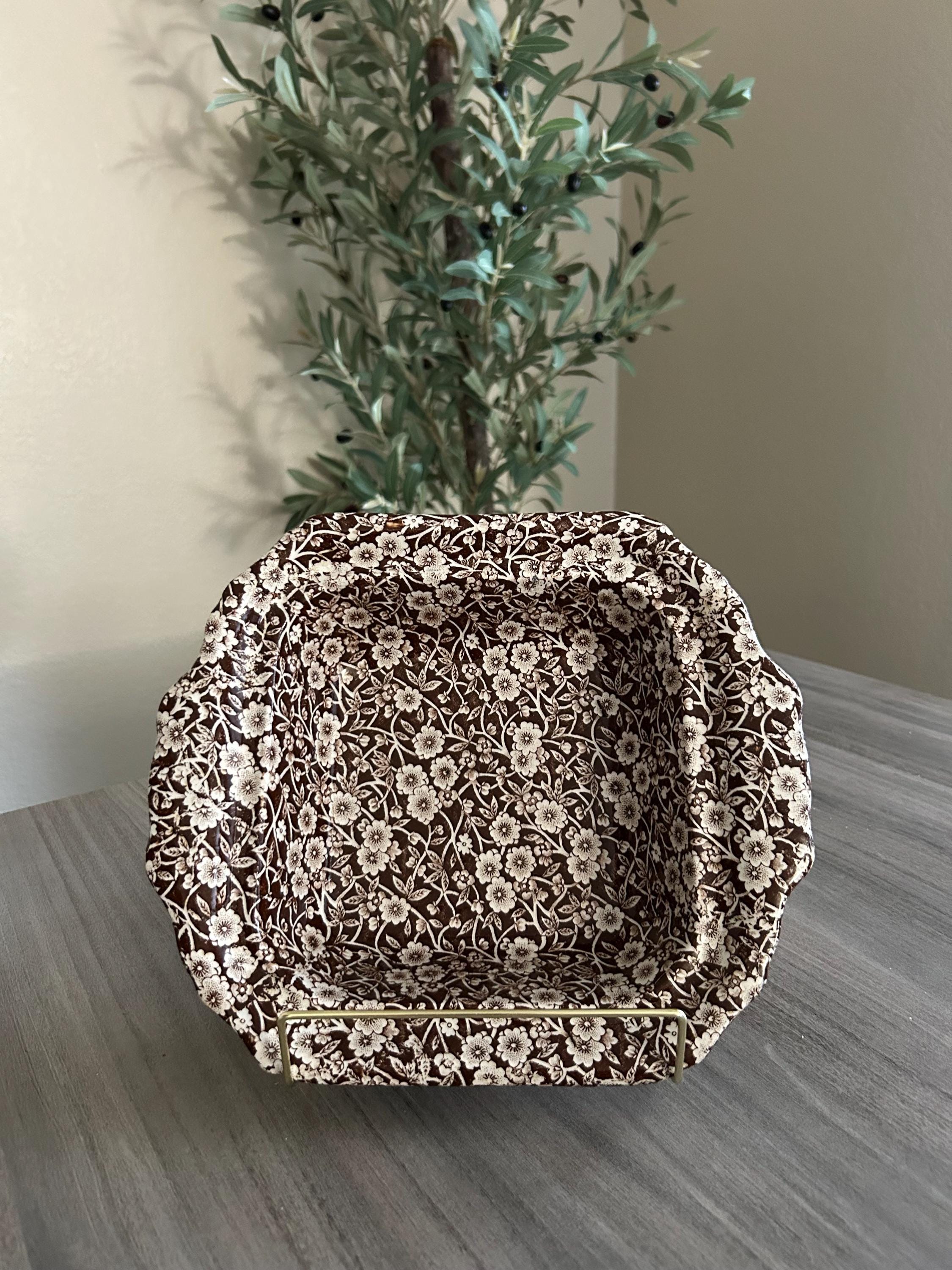 Burleigh Brown Calico - Etsy