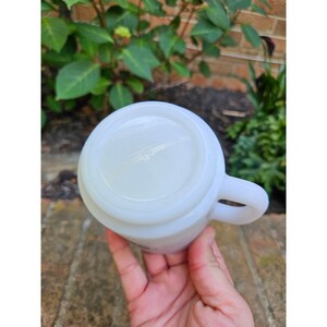 Vintage Mickey Mouse Club Disney Libby Milk Glass Coffee Mug Mickey and Beehive image 6